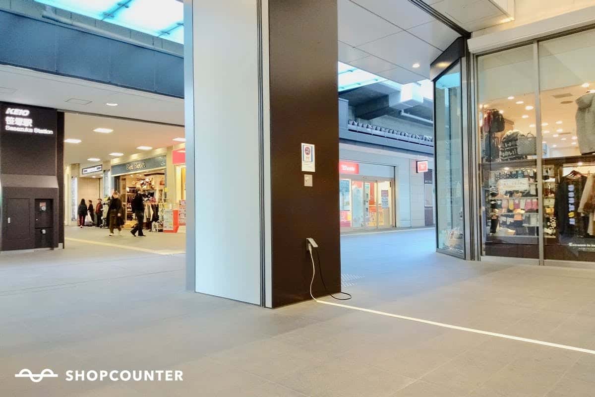 京王線笹塚駅すぐ!物販に最適なメインエントランス前のポップアップスペース