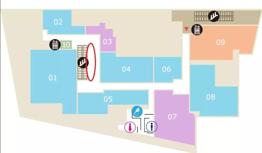 京王線笹塚駅すぐ!プロモーションや物販に適した屋内イベントスペースの図面・フロアマップ