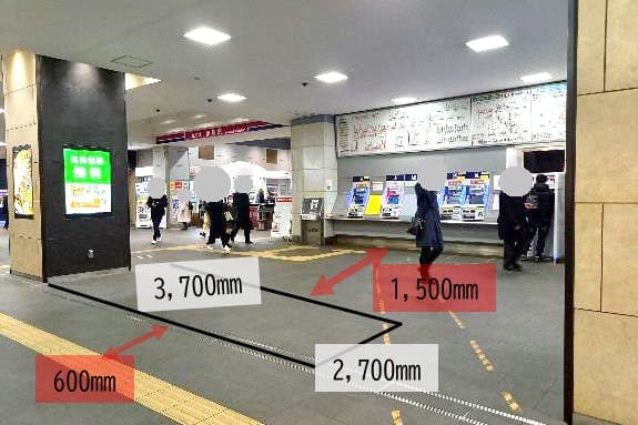 笹塚駅直結!物販や出張販売に最適な改札前のイベントスペース2