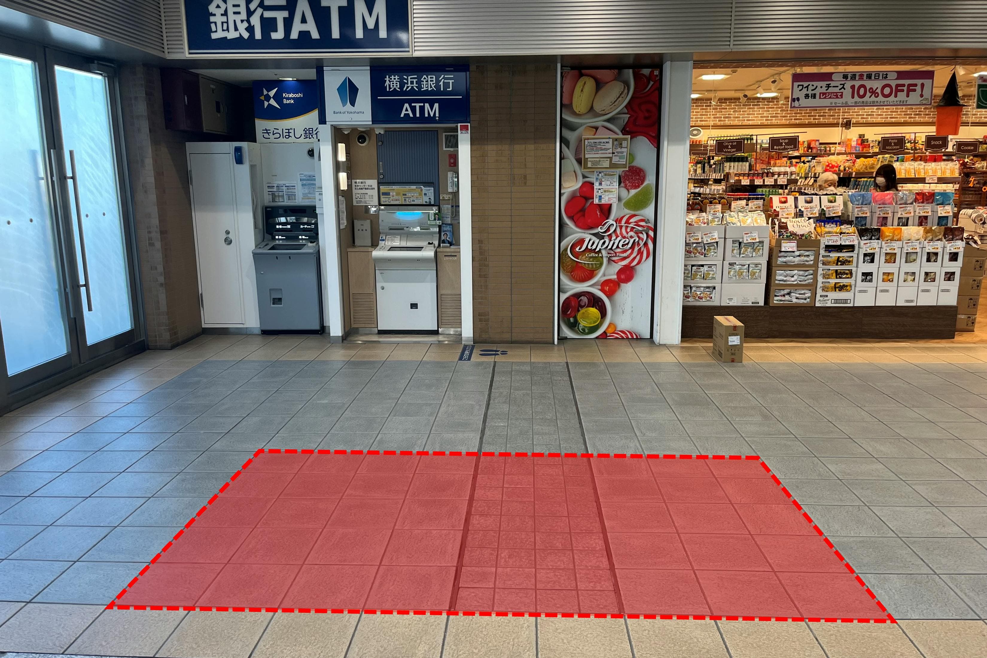 高幡不動駅直結 物販・食物販のポップアップストアやプロモーションに最適な改札正面のイベントスペース